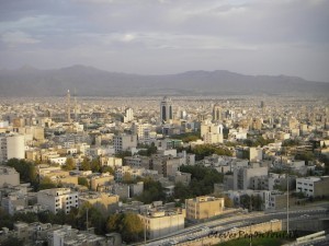 Aussicht Appartment ueber Tehran